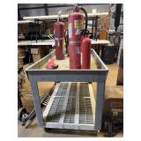 Shop Cart and fire extinguishers