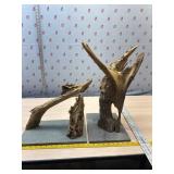 2 Mounted Drift Wood displays