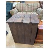 26ï¿½x17ï¿½x22ï¿½ wood trash can