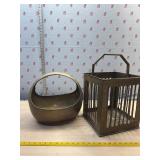 2 large Brass Baskets
