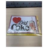 New Tin Diet  Coke  sign