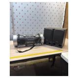 Coby portable boom box no cord untested and 2