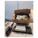 Car vac, shoes and misc