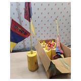 5 flag stick holders