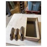 3 shoe lathes and drawer