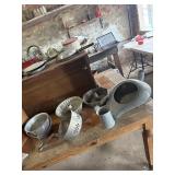 Bed pan, cake pans and more