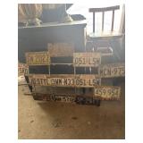 License plate display