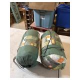 2 Coleman Youth sleeping bags with cactus