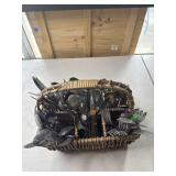 Basket of silverware
