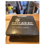 Vintage first aid kit