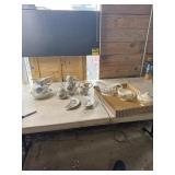 Tea at, pitcher & bowl, creamer & sugar and more