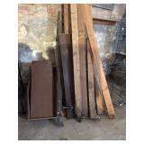 Wood parts and pieces all bed frame