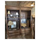 2 Shelves and all contents shelves are