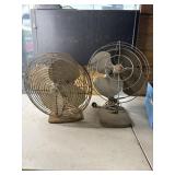 2 vintage GE fans untested