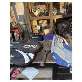 Tennis rackets and covers