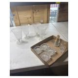 Etched Glasses, ashtrays and more