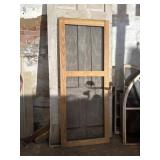 Screen door like new 32ï¿½x80ï¿½