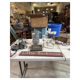 Candle holder, pendent  light and more