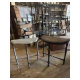 2 half tables