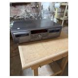 JVC Dual cassette player power on