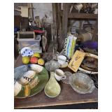 Lighthouse relish plate, stacking cups fruit and