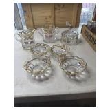 NORTHWOOD Antique Cherry & Cable Sugar & Creamer