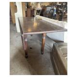 Double drop leaf table 72ï¿½x38ï¿½x30ï¿½ open closed is