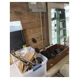 Metal art candle holders and more