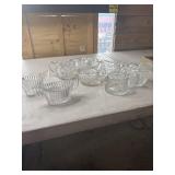 Heisey Creamer & sugar, Star of David creamer &