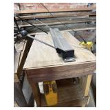 30ï¿½ Bending brake on table