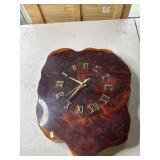 Wood clock