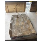 LgLot of stemmed glasses