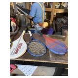 Tennis rackets ans racket ball