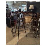 Roll away bed frame and tripod