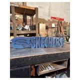 Skechers sign display 32ï¿½x6ï¿½ rubber