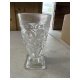 12 Heisey  CRYSTAL  6ï¿½ FOOTED TUMBLERs