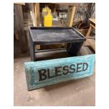 Table 24ï¿½x13ï¿½x24ï¿½ and blessed sign
