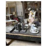 Cross bookends, photo album and more