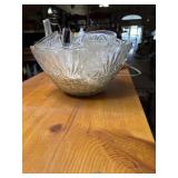 Punch bowl and cups bring box and wrapping to