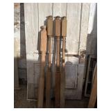 4 wood porch spindles 3 are 62ï¿½