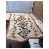 Navajo Indian blanket 66ï¿½x42.25ï¿½ please see all