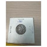 1941 Mercury dime