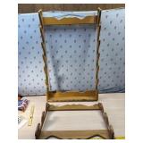 2 wood gun racks
