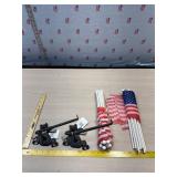 2 new Metal Bear toilet paper holders and 24 mini