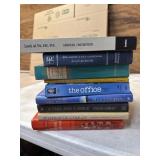 Books speaker and golf balls