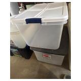 2 totes with lids