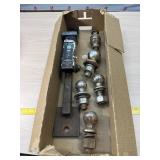 Drop hitch and several balls