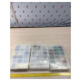 3 tackle box organizers of beads