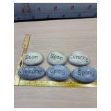 6 new garden rock decorations