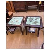 2 Unique end tables 20ï¿½x20ï¿½x20.5ï¿½